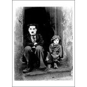 Carte Charlie Chaplin - The Kid 1921 - 10.5x15 cm